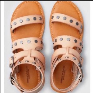 American Eagle Stud Gladiator Sandals 8